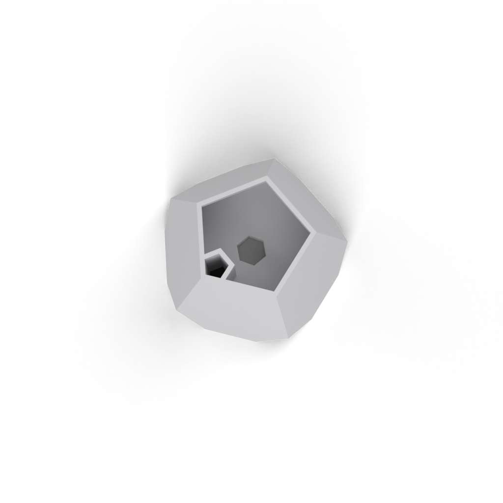 dodecahedron planter plain view 4
